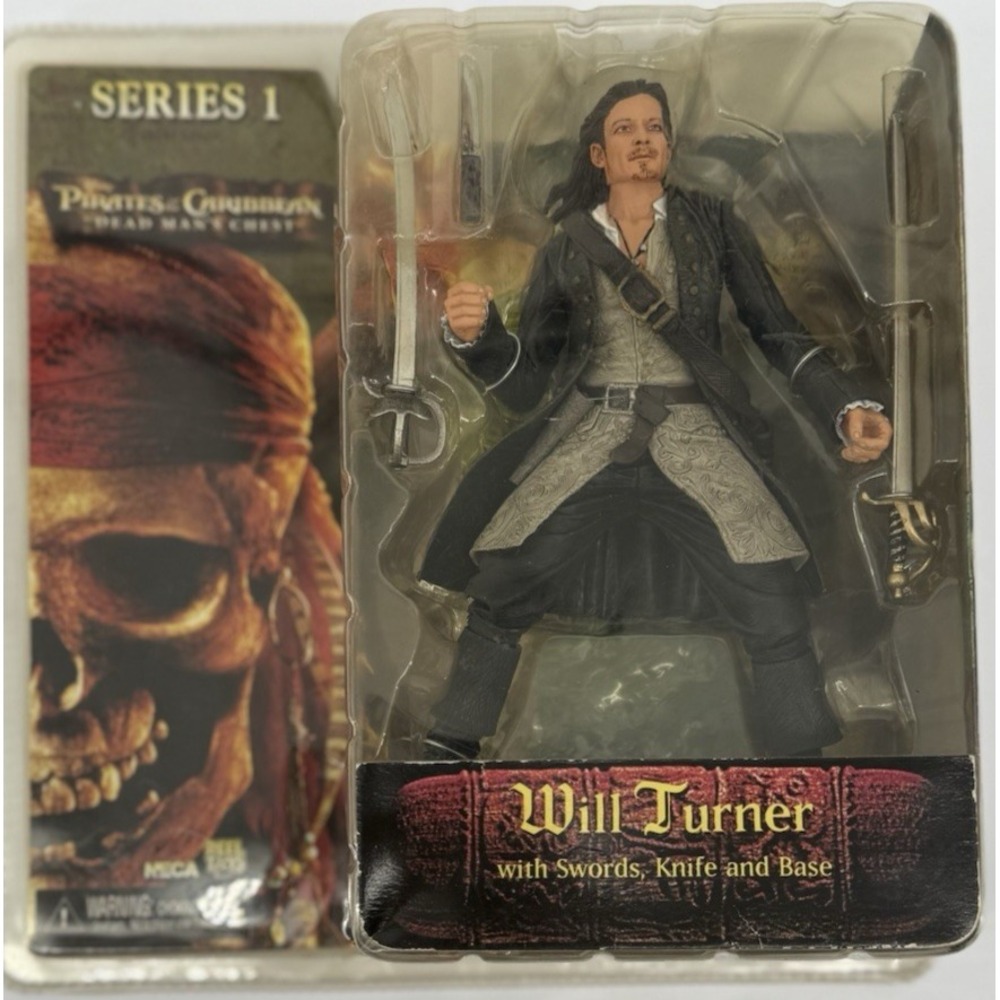 NECA Pirates of the Caribbean Dead Mans Chest Will Turner Series 1 Action Figure